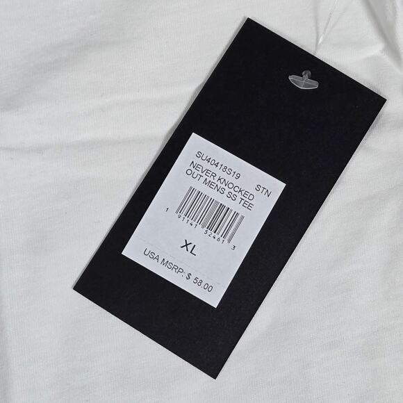 Spiritual Gangster X Kendall Toole "Never Knocked Out" Mens T-Shirt White XL NWT - Picture 4 of 9